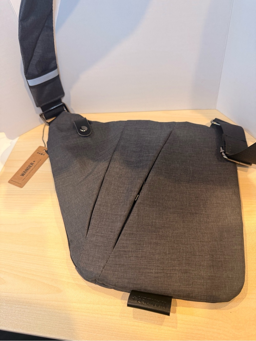 NWT Wander+ Crossbody Sling Bag - Charcoal Gray